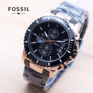 Jam Tangan Pria Fossil Chrono Grade Design Swiss Army Bonia Police Ripcurl Rolex Timberland Tokopedia