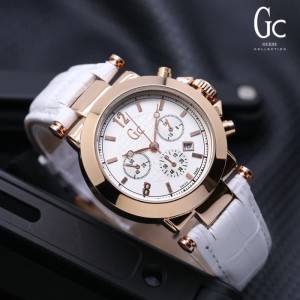 Jam Tangan Wanita Kulit Gc Merah Tokopedia