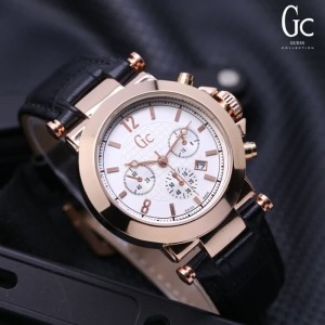 Jam Tangan Wanita Kulit Gc Merah Tokopedia