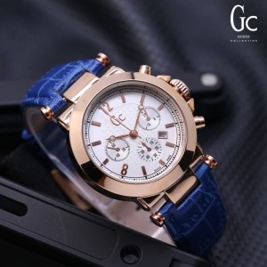 Jam Tangan Wanita Kulit Gc Merah Tokopedia