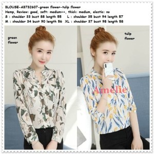 Baju Atasan Wanita Blouse Bunga Wanita Blouse Perempuan Blouse Tali Atasan Perempuan Baju Atasan Wanita Kemeja Perempuan Blouse Jumbo Fit To L Xl Tokopedia