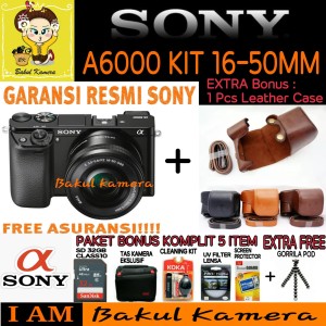 Sony Alpha A6000 Kit 16 50mm Sony Alpha 6000 Free Memory 16gb Tokopedia