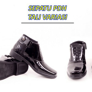 Sepatu Pdh Tali Sleting Tokopedia