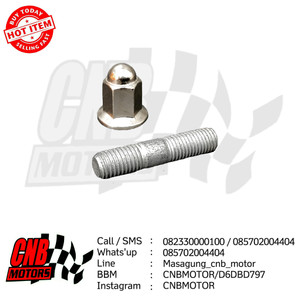 Mur Knalpot Drat 11 Gl Megapro Tiger Dll Chrome Harga Per Biji Tokopedia