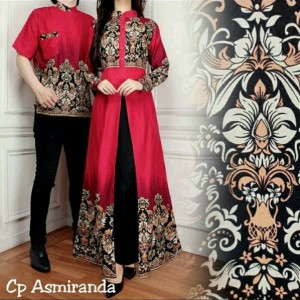 Baju Muslim Batik Couple Asmaranda Tokopedia