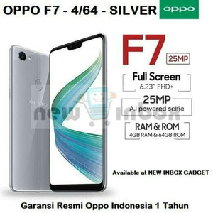 Hp Oppo F7 Silver Tokopedia