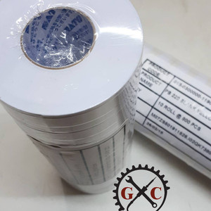 Label Harga Price Label 2 Line Putih Combo Tokopedia