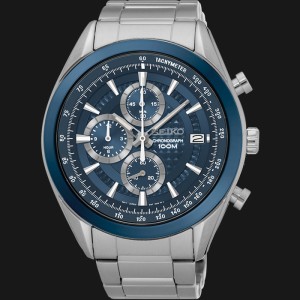 Jual Jam Tangan Pria Original Seiko Chronograph SSB177P1 Swiss Army Bonia
