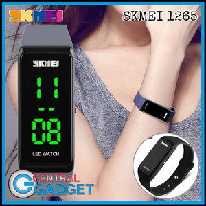 Jam Tangan Gelang Wristband Led Skmei 1265 A Original Tokopedia