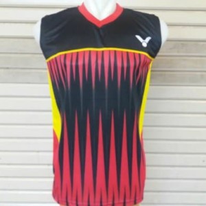Baju Singlet Badminton Victor V 20 Merah Tokopedia