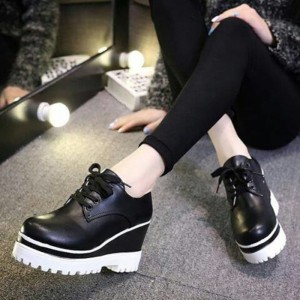 Sepatu Wanita Boots Wedges Sbo319 Tokopedia