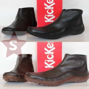 Sepatu Boot Resleting Kickers 0999 Tokopedia