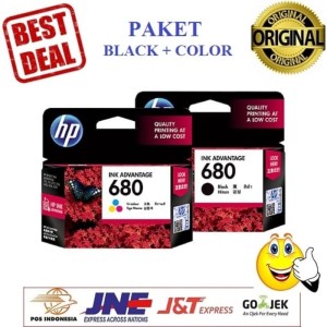 Tinta Hp 680 Black Tokopedia