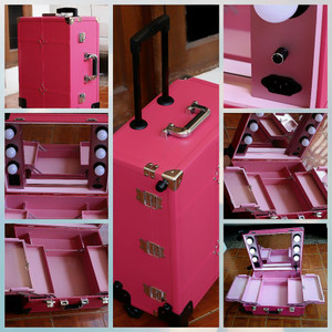 Beauty Case Tempat Makeup Kotak Kosmetik Eveline 002 Putih Tokopedia