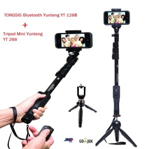 Tongsis Yunteng Bluetooth 1288 Remote Untuk Hp Smartphone Android Camera Action Tokopedia