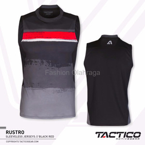 Kaos Singlet Olahraga Lari Gym Jogging Tactico Rusto Tokopedia