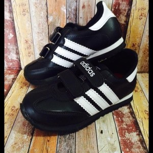 Sepatu Adidas Anak Hitam Lis Putih Adidas Kids Tokopedia