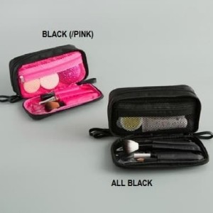 Double Zip Make Up Bag Tas Make Up Tempat Kosmetik Cosmetic Bag Tokopedia
