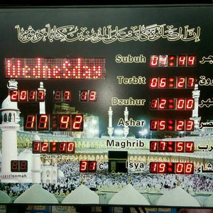 Jam Dinding Kaligrafi Jam Masjid Kaligrafi Diamon Medium Tokopedia