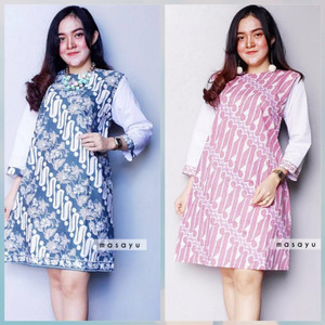 Baju Batik Tunik Dress Parang Tokopedia
