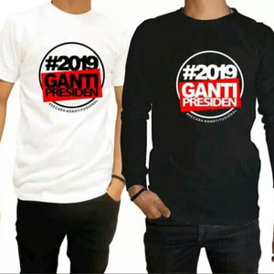 Kaos 2019 Ganti Presiden Baju 2019 Ganti Presiden Tokopedia