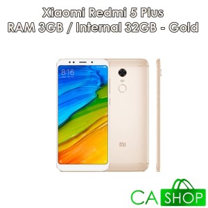 Xiaomi Redmi 5 Plus Gold Ram 4gb Internal 64gb Gold Tokopedia