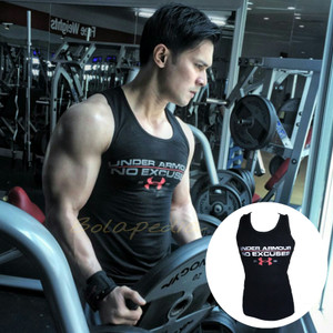 Baju Kaos Gym Fitness Training Underarmour Under Armour Olahraga Lari Tokopedia