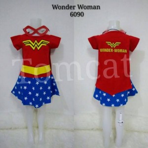 Baju Anak Kostum Perempuan Wonder Woman Tokopedia