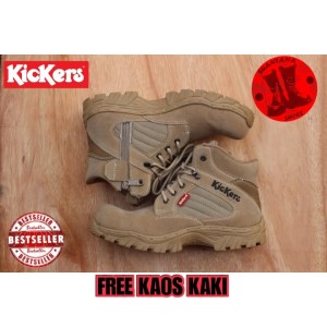 Sepatu Boots Pria Kickers Suede Tokopedia