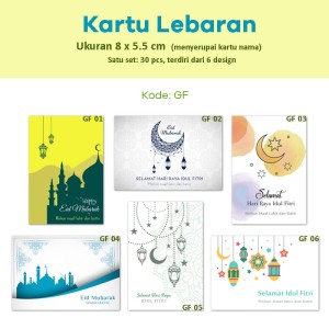 Kartu Ucapan Lebaran 21 Isi 25 Harga Murah Tokopedia