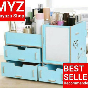 Promo Rak Kosmetik Kayu Cermin Tempat Tissue Tempat Perhiasan Aksesoris Tokopedia