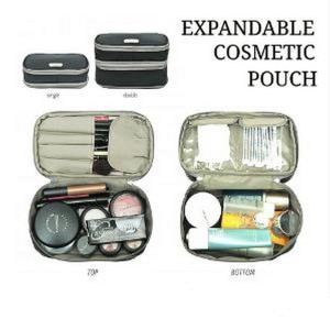Expandable Cosmetics Pouch Organizer Ecp D Renbellony Turquoise Green Yellow Tas Dompet Tempat Perlengkapan Kosmetik Organiser Peralatan Make Up Dompet Wanita Cewek Tokopedia