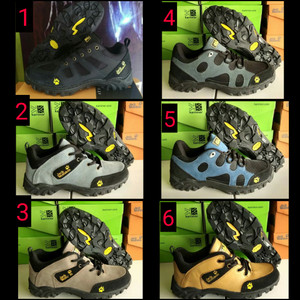 Sepatu Gunung Jack Wolfskin Hiking Snta Safety Boots Outdoor Tracking Sepatupria Bikers Sepatumurah Tokopedia