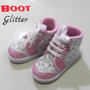 Sepatu Anak Perempuan Boots Glitter Bulu Tokopedia