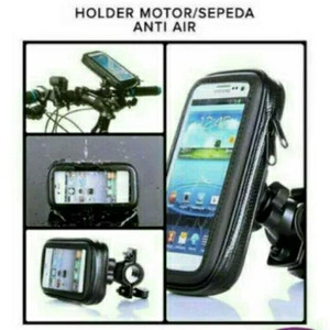Holder Motor Sepeda Waterproof Max Hp 5 5 Inch Holder Waterproof Holder Anti Air Tokopedia