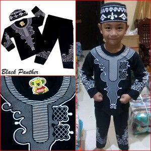 Baju Koko Black Panther Tokopedia