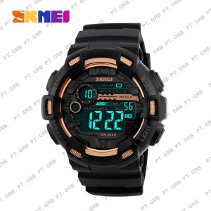 Jam Tangan Pria Digital Skmei Dg 1234 Original Tokopedia