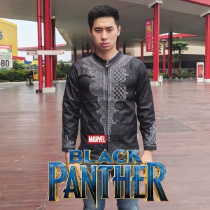 Baju Koko Black Panther Tokopedia