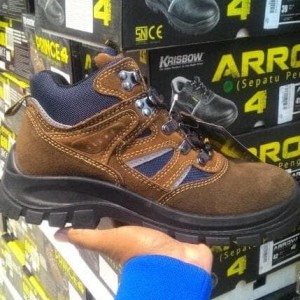 Krisbow Safety Shoes Prince 6 Inch Cokelat Sepatu Safety Sepatu Pengaman Tokopedia