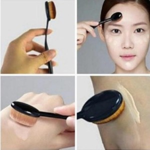 Sale Oval Foundation Face Brush Make Up Kosmetik Face Foundation Tokopedia