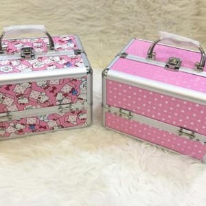 Beauty Case Hello Kitty Tas Makeup Kosmetik Koper Makeup 4 Layer Tokopedia