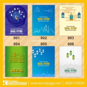 Kartu Ucapan Lebaran 21 Isi 25 Harga Murah Tokopedia