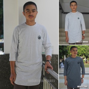 Baju Koko Gamis Pakistan Bahan Kaos Hitam Tokopedia
