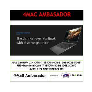 Asus Zenbook Ux430un I7 16gb 512gb 14 Win10 34671 Ek Tokopedia