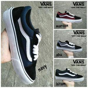 Vans Oldschool Sepatu Cowok Tokopedia