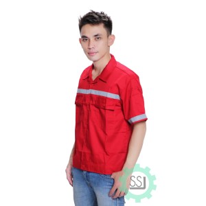 Baju Safety Atasan Lengan Pendek Tokopedia