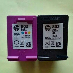 Tinta Hp 802 Black Color Tokopedia
