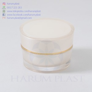 Termurah Pot Jar Cream Kosmetik Acrylic 10gr Gold Diamond Berlian Tokopedia