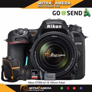 Nikon D7500 Kit 18 140mm Paket Tokopedia