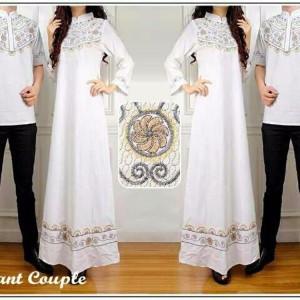 Couple Elegan Putih Cp Batik Katun Tokopedia
